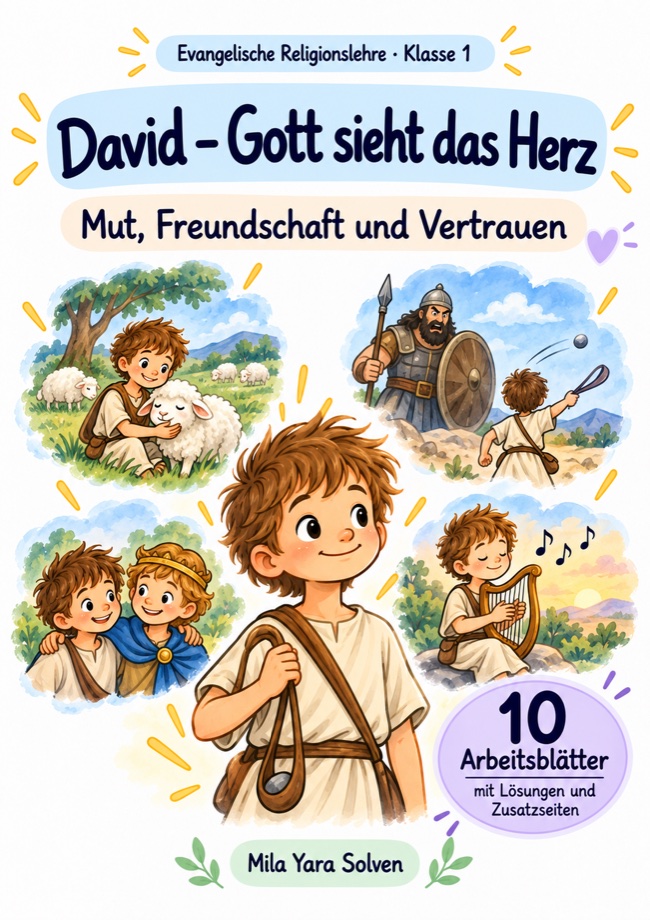 Cover: David – Gott sieht das Herz