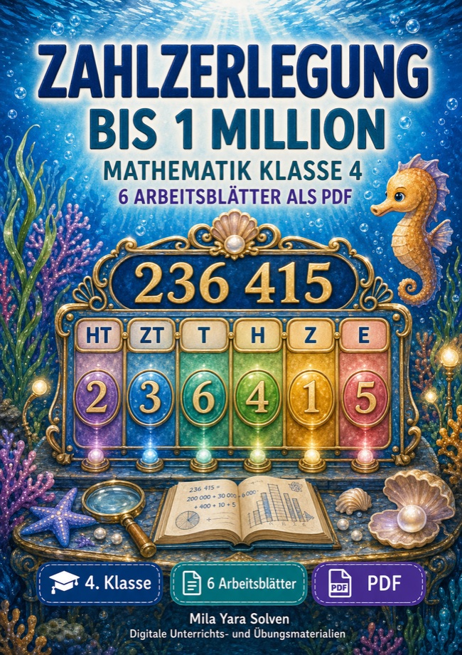 Cover: Zahlzerlegung bis 1 Million
