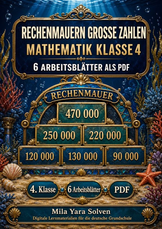 Cover: Rechenmauern große Zahlen