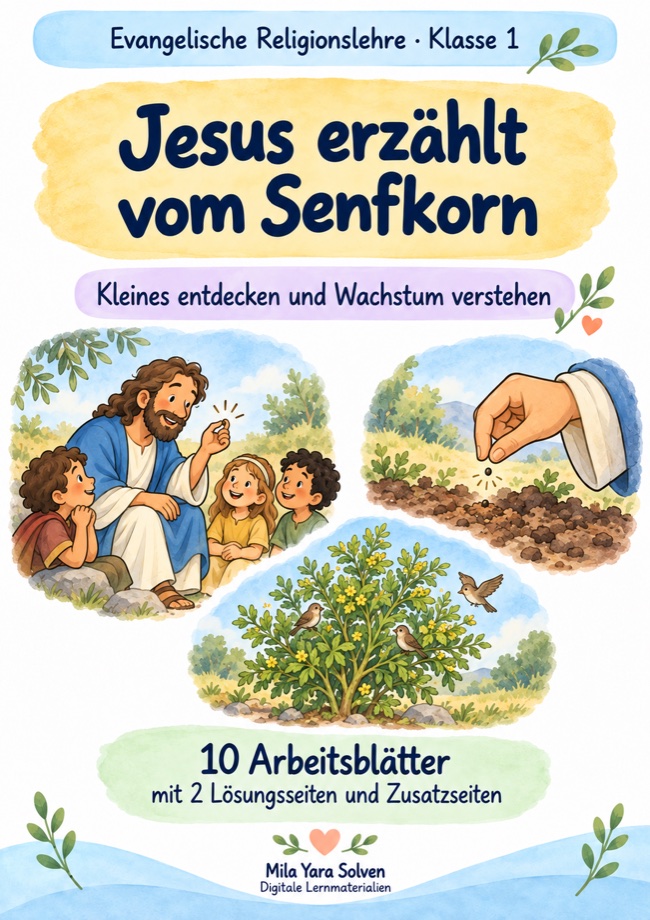 Cover: Jesus erzählt vom Senfkorn