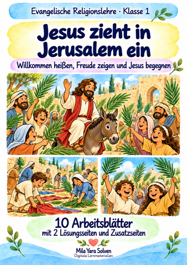 Cover: Jesus zieht in Jerusalem ein