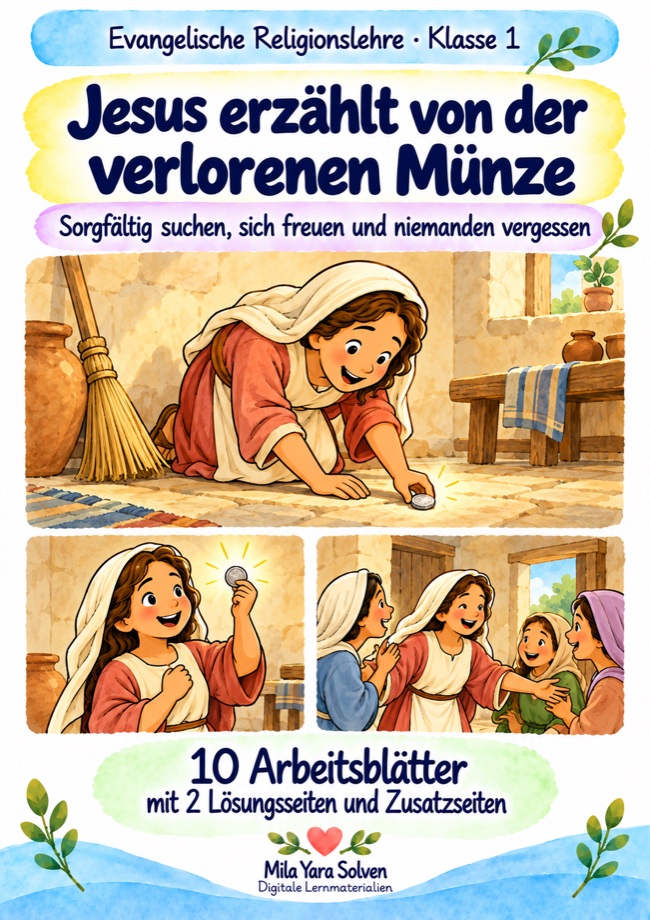 Cover: Jesus erzählt von der verlorenen Münze