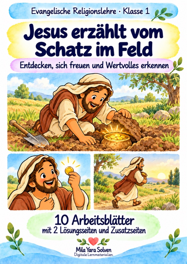 Cover: Jesus erzählt vom Schatz im Feld