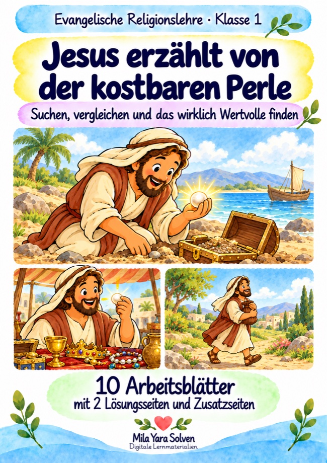 Cover: Jesus erzählt von der kostbaren Perle
