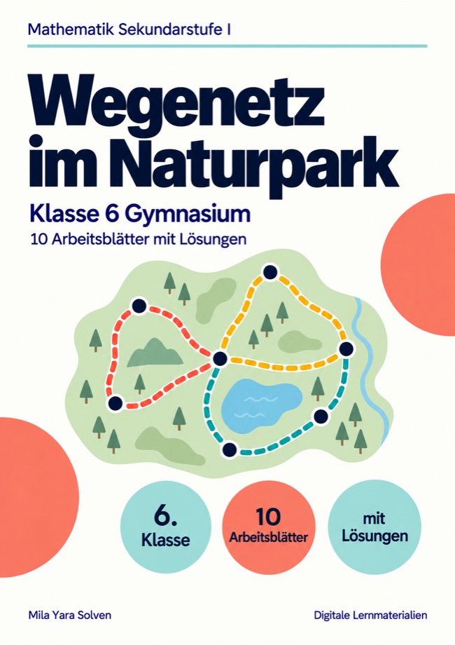 Cover: Wegenetz im Naturpark Klasse 6 Gymnasium