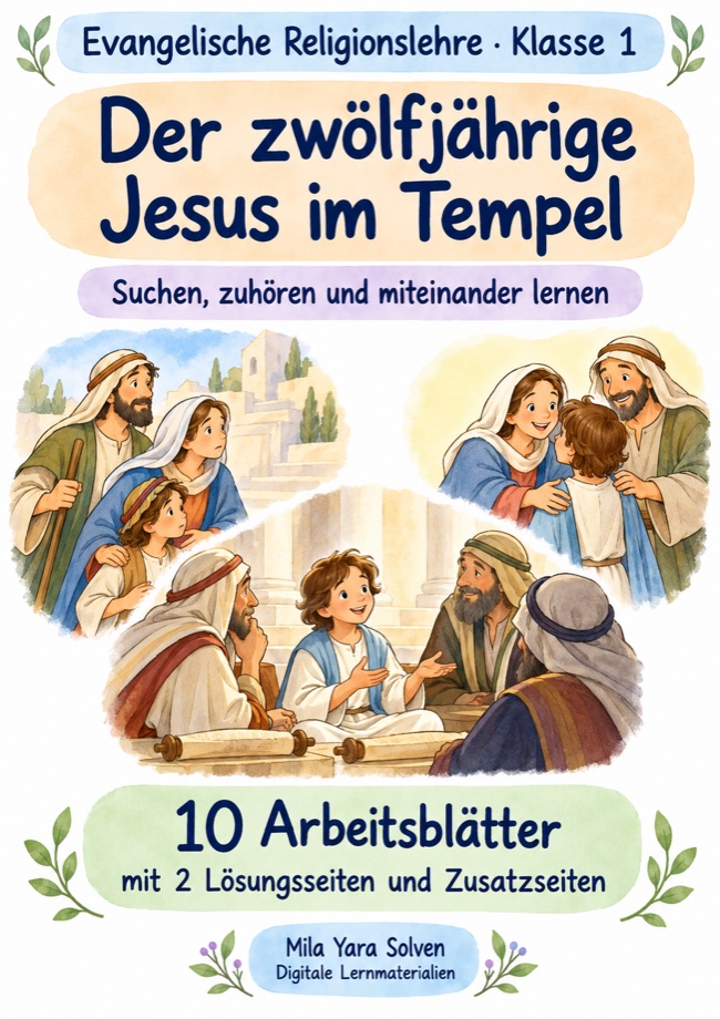 Cover: Der zwölfjährige Jesus im Tempel