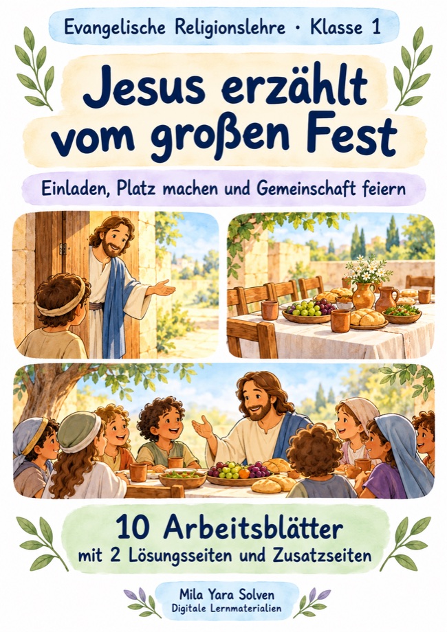 Cover: Jesus erzählt vom großen Fest