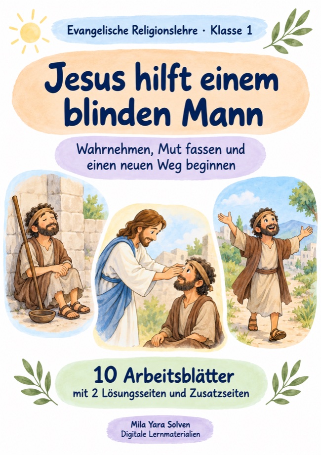 Cover: Jesus hilft einem blinden Mann