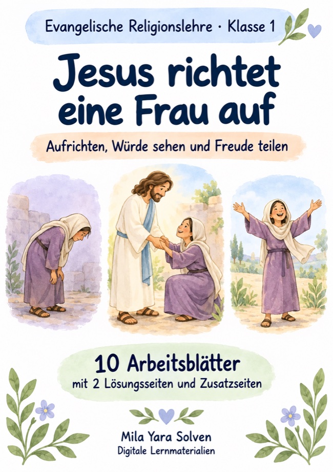 Cover: Jesus richtet eine Frau auf
