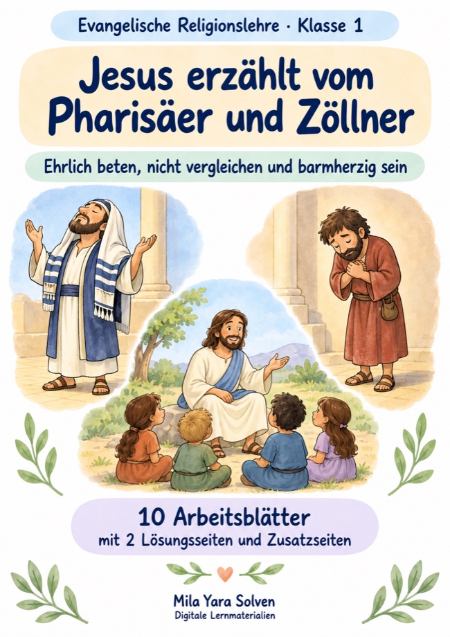 Cover: Jesus erzählt vom Pharisäer und Zöllner