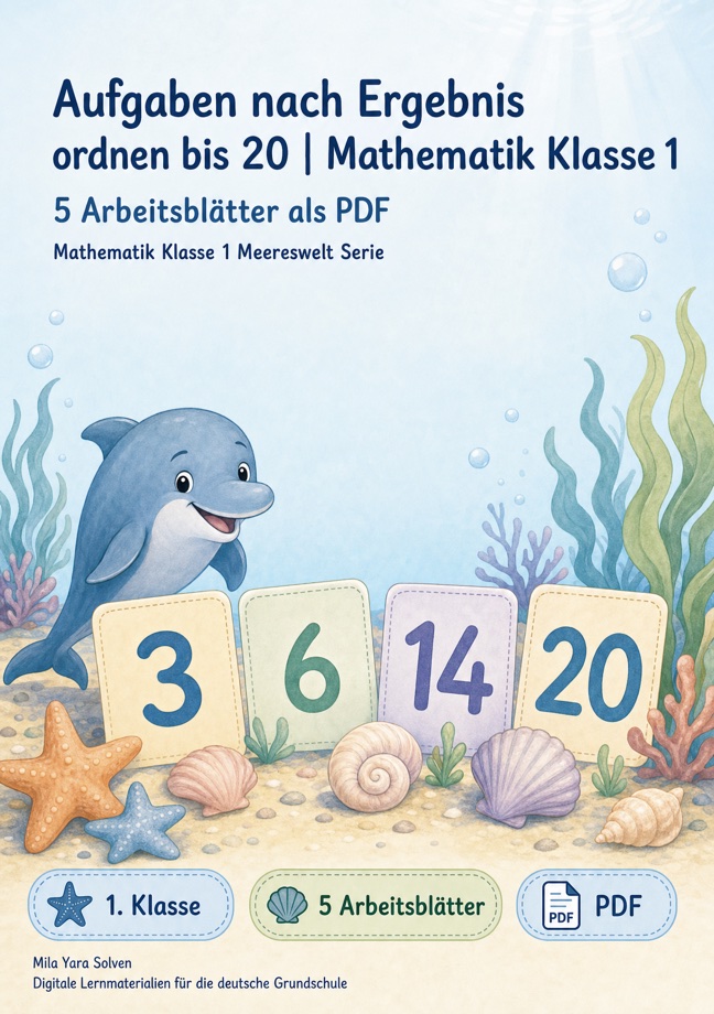Cover: Aufgaben nach Ergebnis ordnen bis 20
