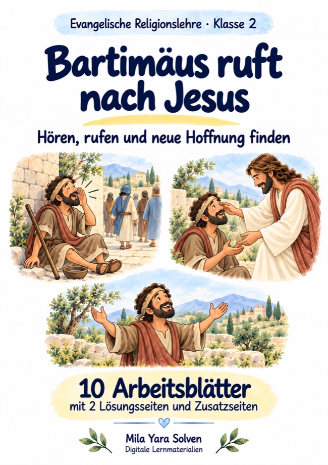 Cover: Bartimäus ruft nach Jesus