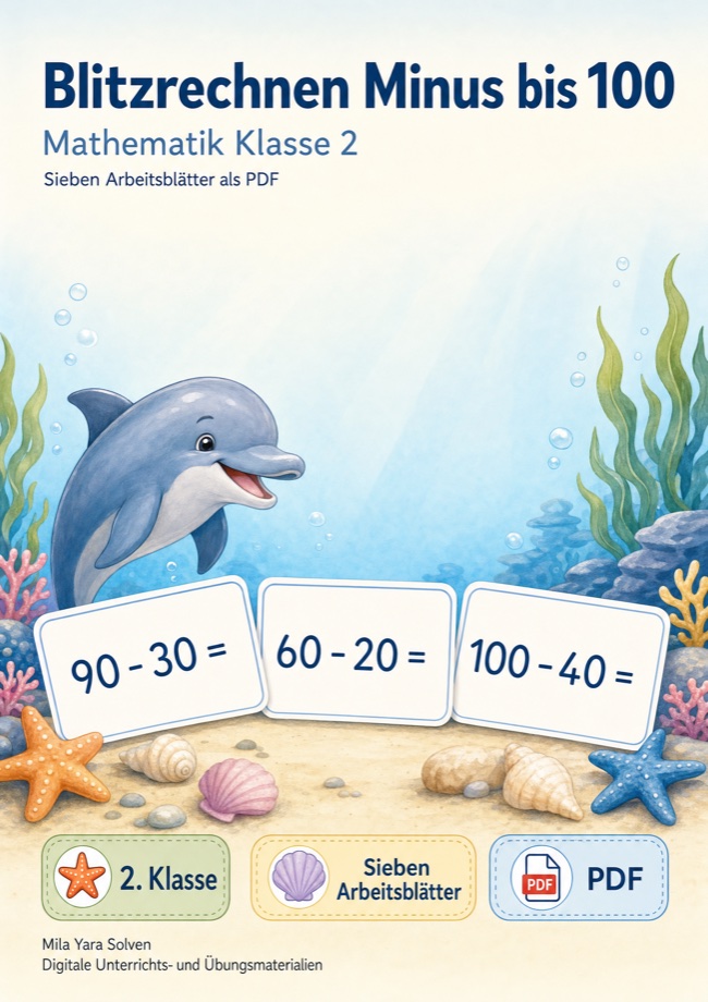 Cover: Blitzrechnen Minus bis 100