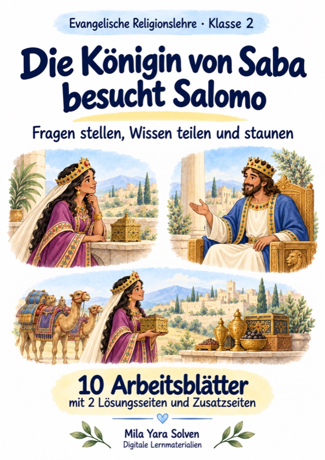 Cover: Die Königin von Saba besucht Salomo