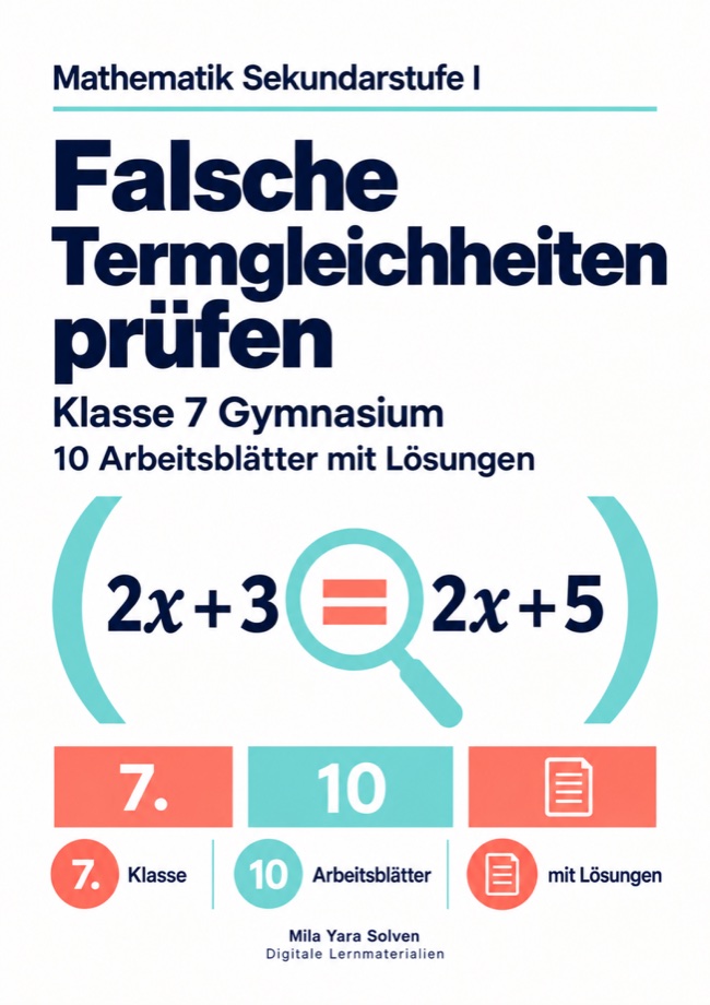 Cover: Falsche Termgleichheiten prüfen