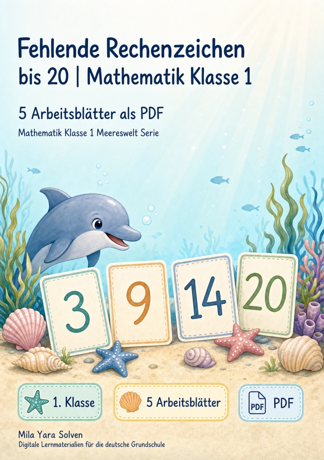 Cover: Fehlende Rechenzeichen bis 20