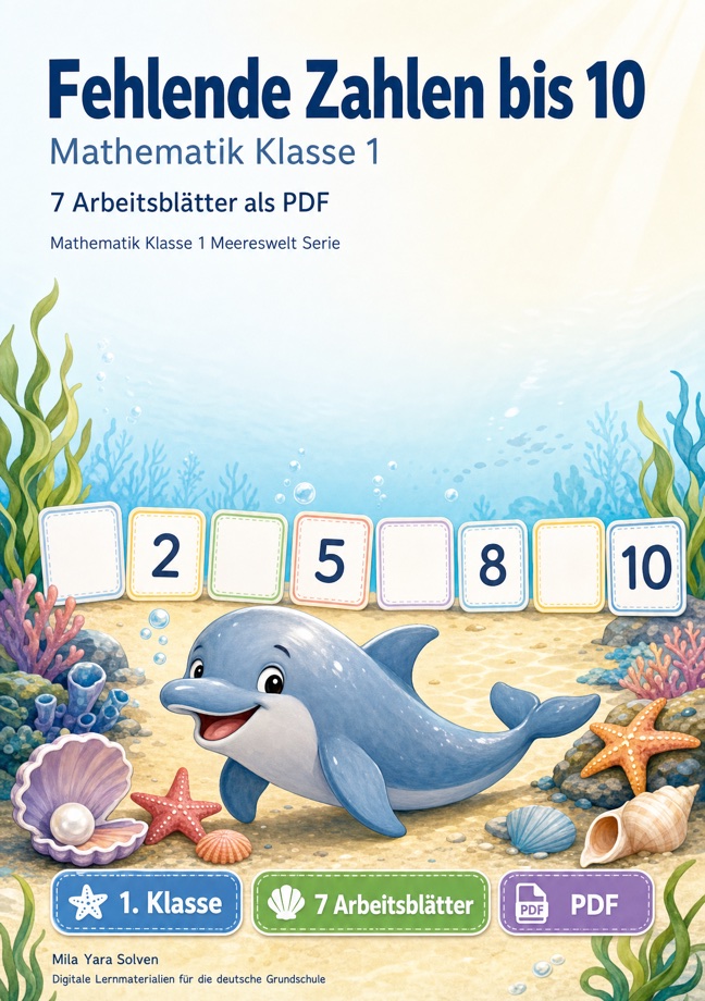 Cover: Fehlende Zahlen bis 10