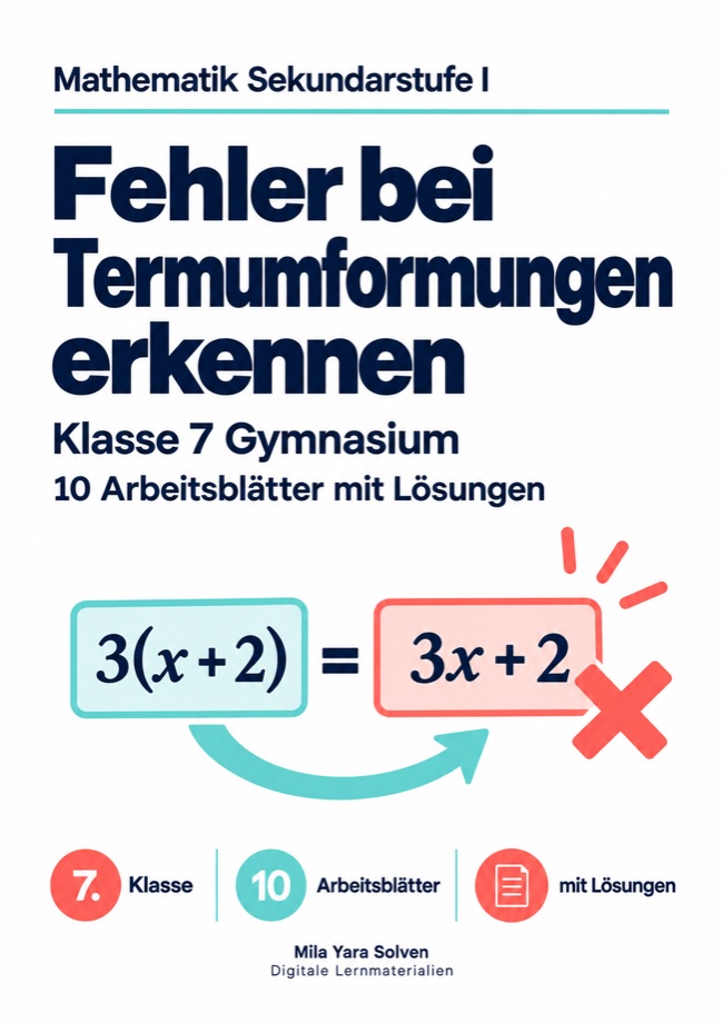 Cover: Fehler bei Termumformungen erkennen