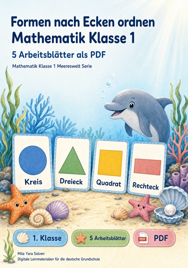 Cover: Formen nach Ecken ordnen