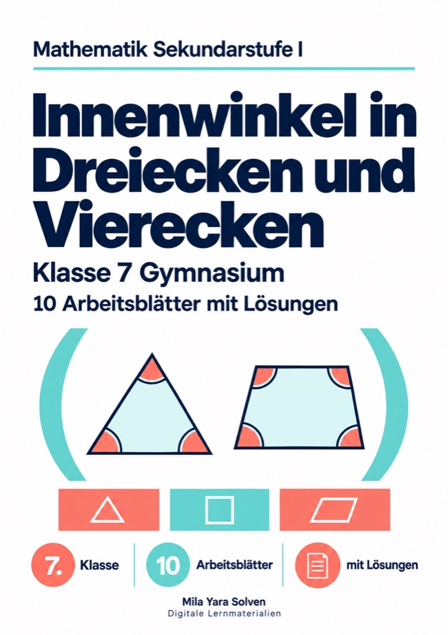 Cover: Innenwinkel in Dreiecken und Vierecken