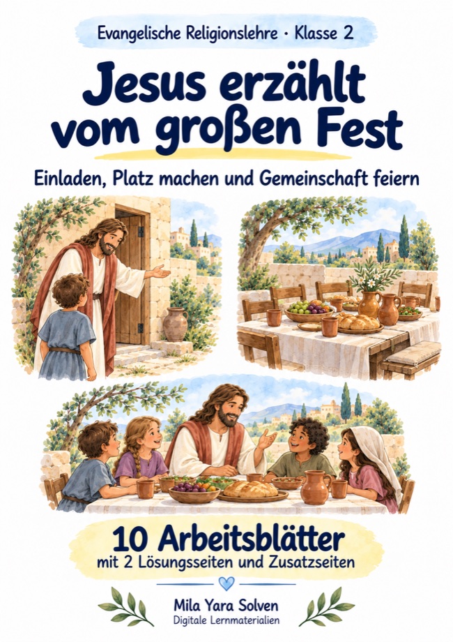 Cover: Jesus erzählt vom großen Fest