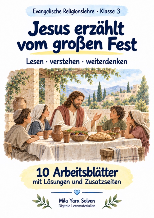 Cover: Jesus erzählt vom großen Fest