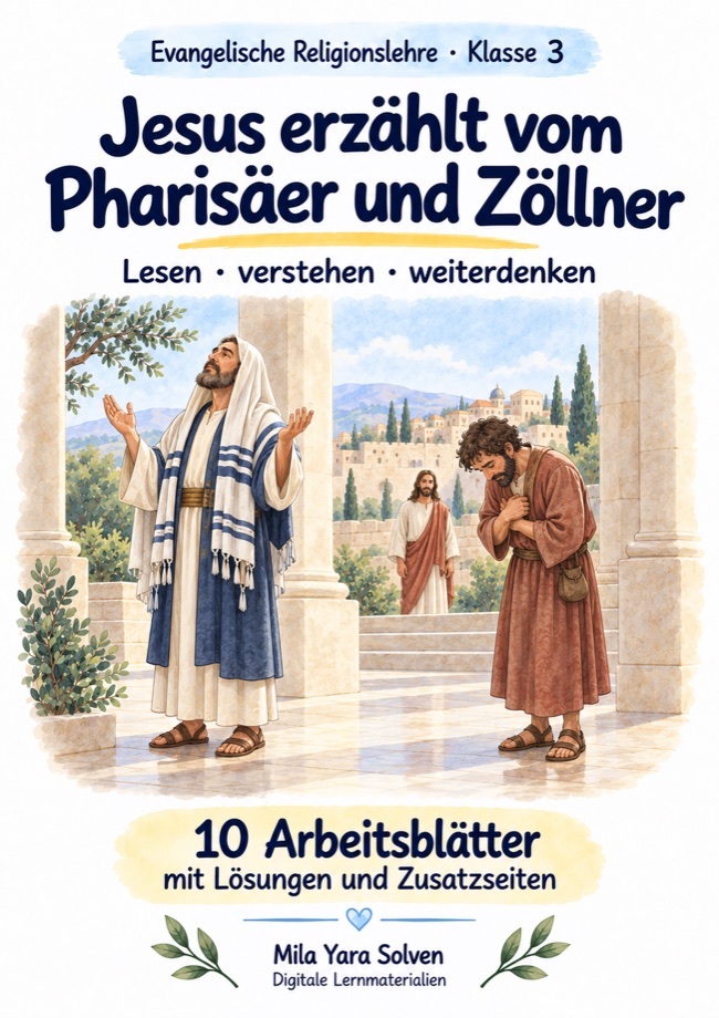 Cover: Jesus erzählt vom Pharisäer und Zöllner