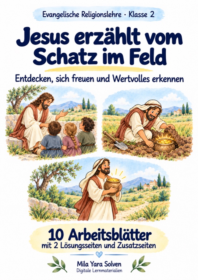 Cover: Jesus erzählt vom Schatz im Feld