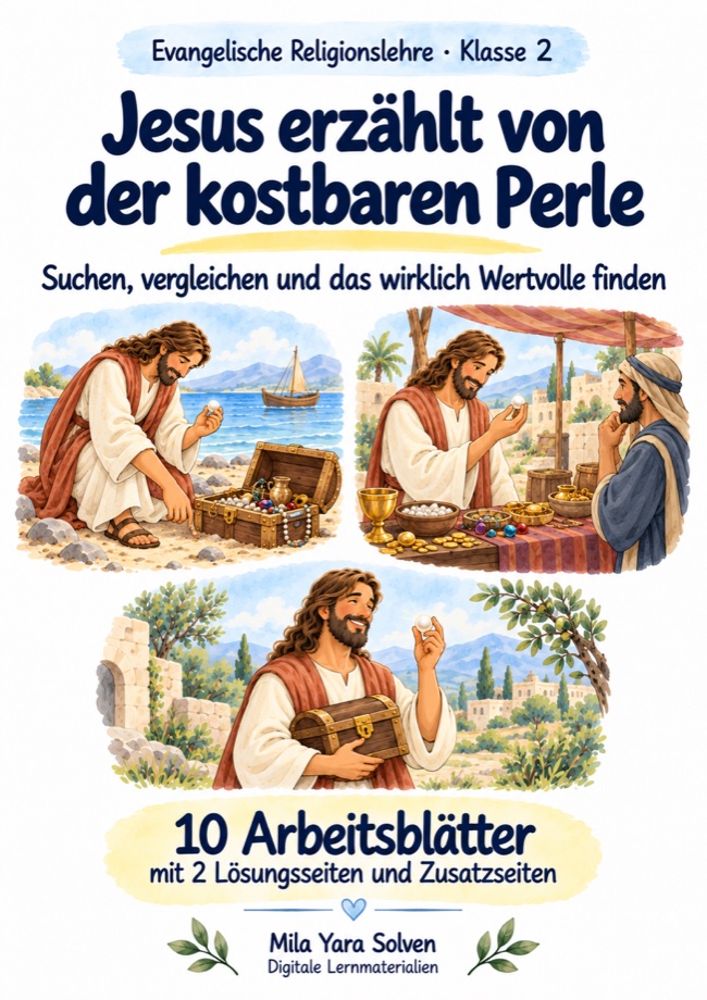 Cover: Jesus erzählt von der kostbaren Perle