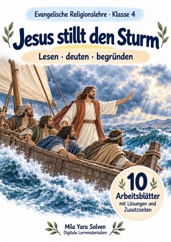Cover: Jesus stillt den Sturm