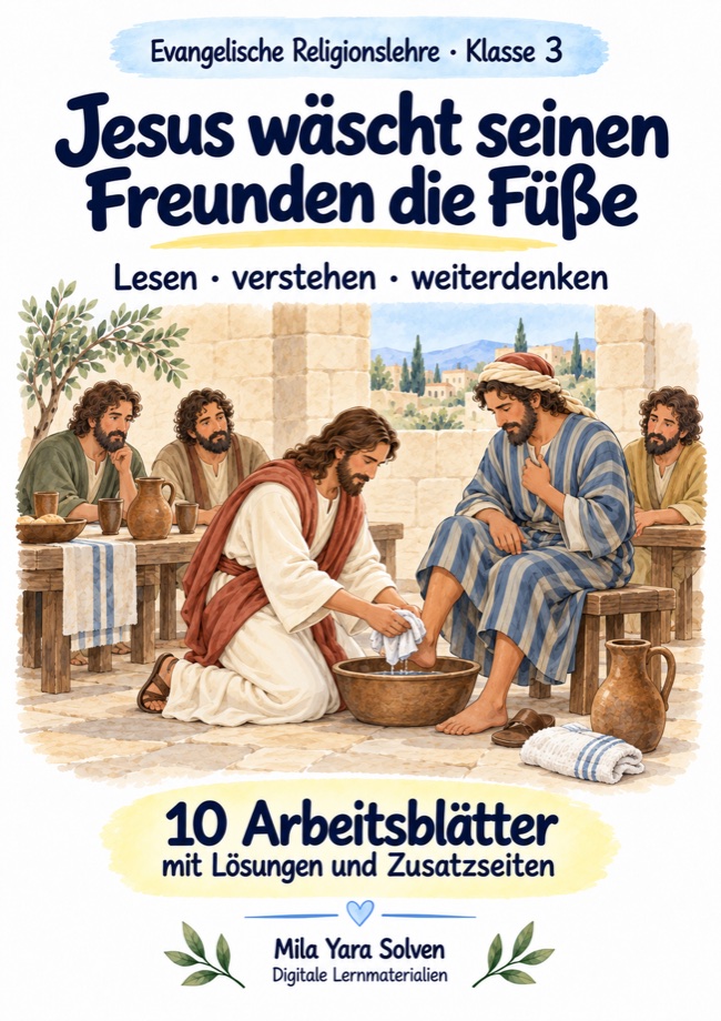 Cover: Jesus wäscht seinen Freunden die Füße