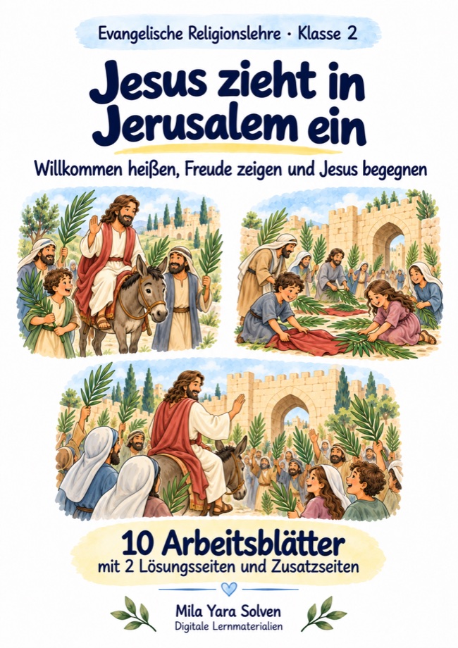 Cover: Jesus zieht in Jerusalem ein