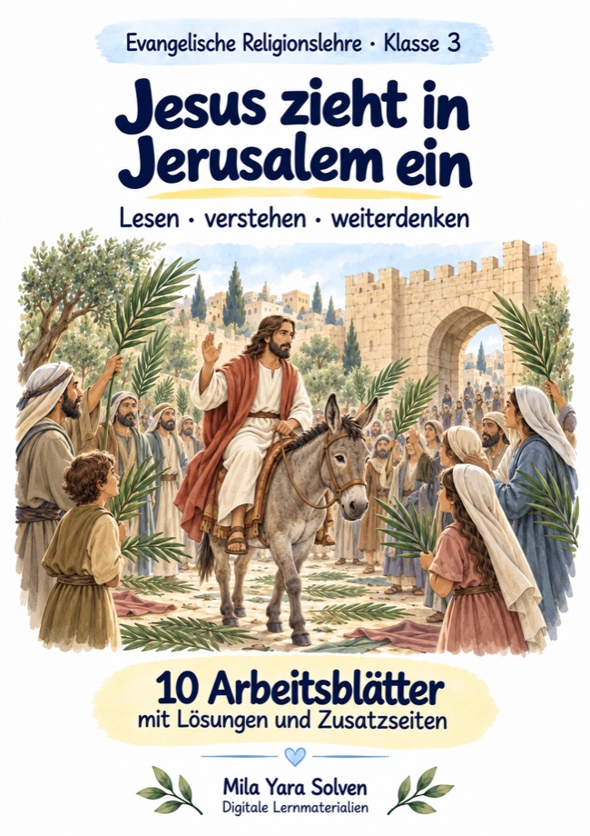 Cover: Jesus zieht in Jerusalem ein