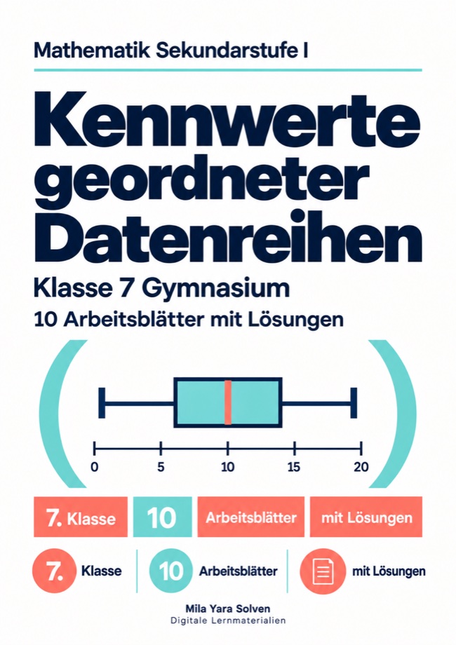 Cover: Kennwerte geordneter Datenreihen
