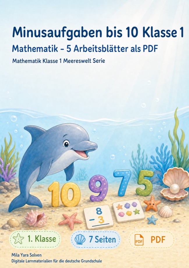 Cover: Minusaufgaben bis 10