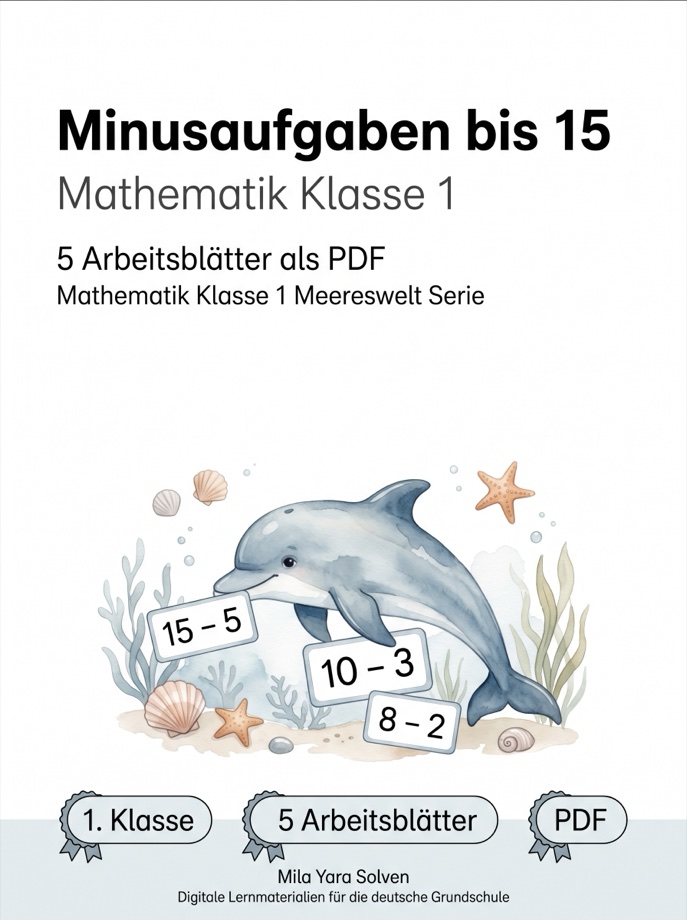 Cover: Minusaufgaben bis 15