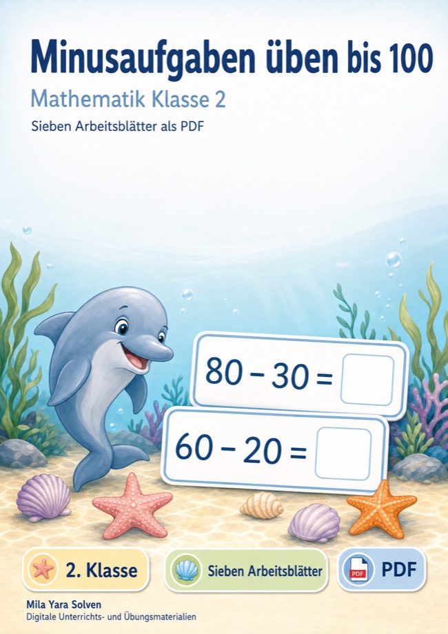 Cover: Minusaufgaben üben bis 100