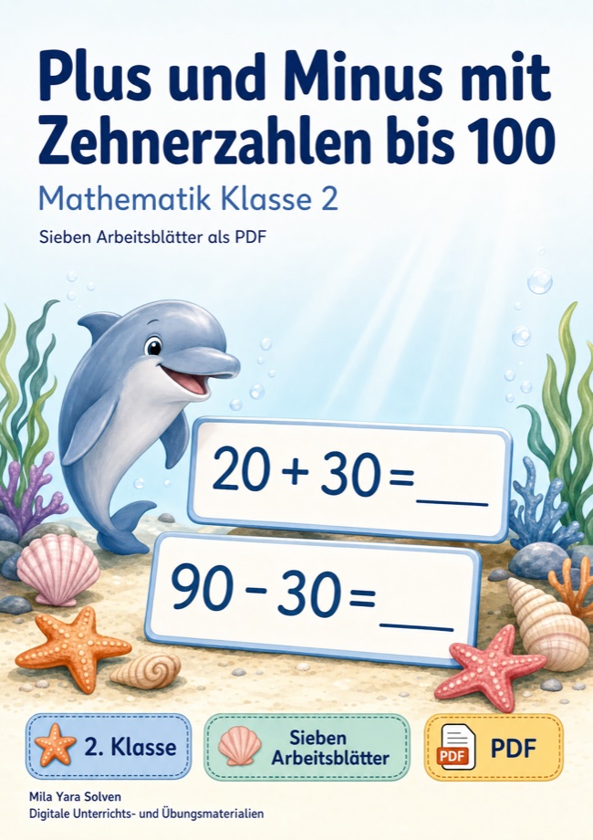 Cover: Plus und Minus mit Zehnerzahlen bis 100