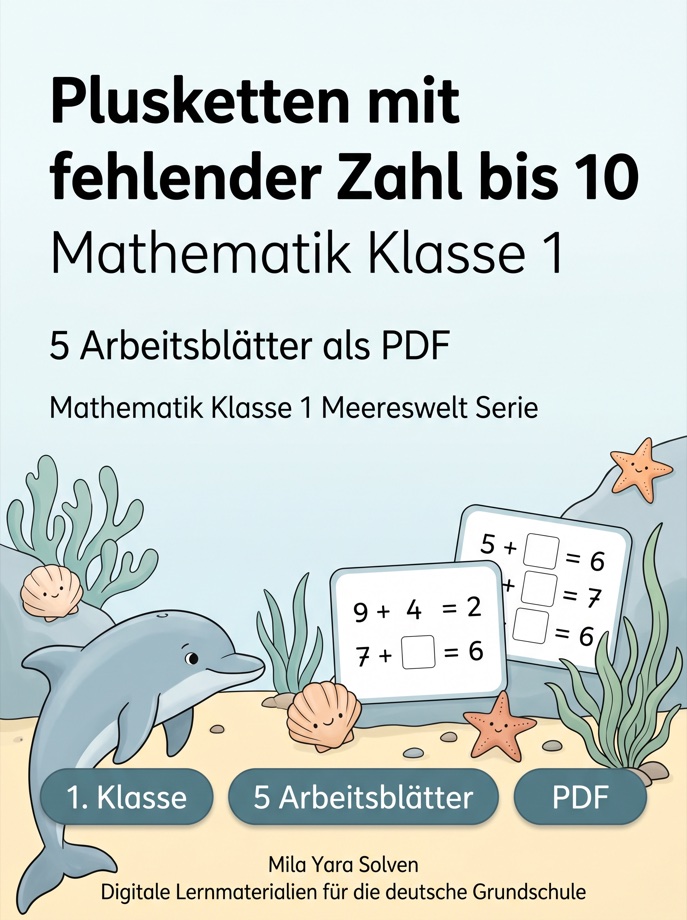 Cover: Plusketten mit fehlender Zahl bis 10