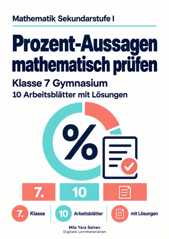Cover: Prozent-Aussagen mathematisch prüfen