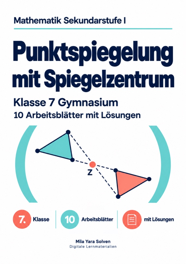Cover: Punktspiegelung mit Spiegelzentrum