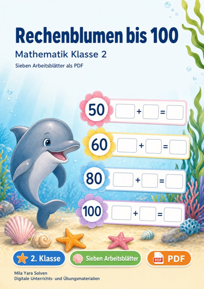 Cover: Rechenblumen bis 100