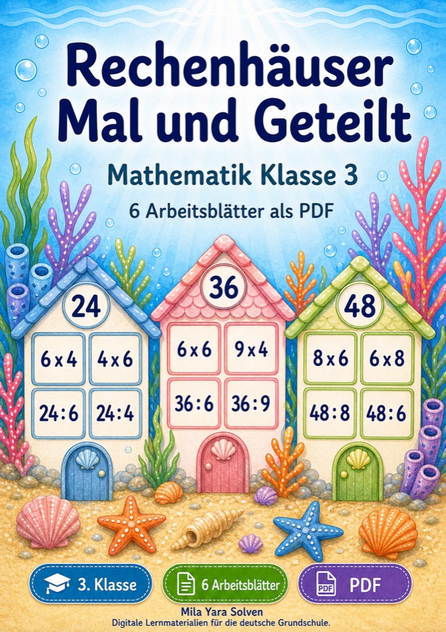 Cover: Rechenhäuser Mal und Geteilt