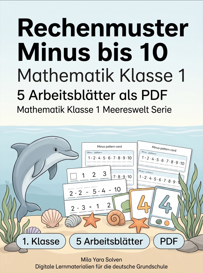 Cover: Rechenmuster Minus bis 10