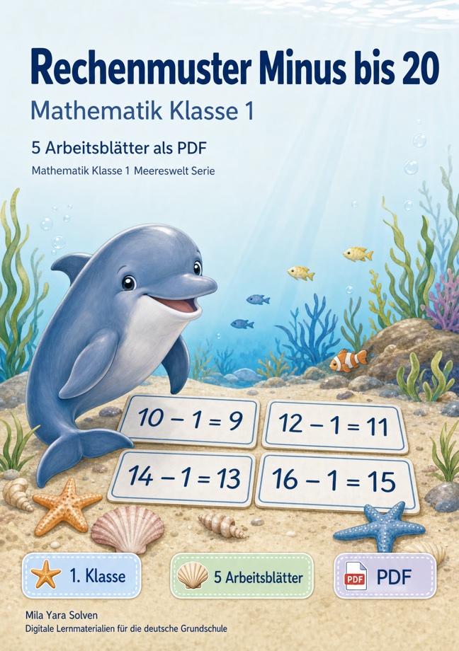 Cover: Rechenmuster Minus bis 20