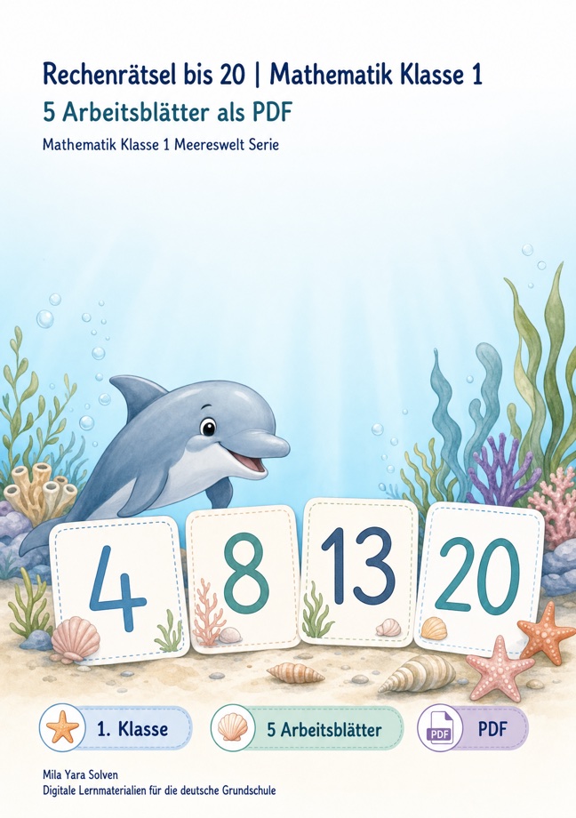 Cover: Rechenrätsel bis 20