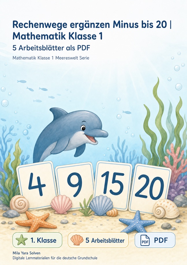 Cover: Rechenwege ergänzen Minus bis 20