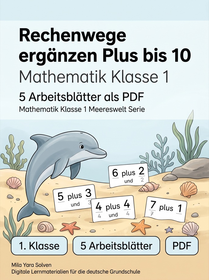 Cover: Rechenwege ergänzen Plus bis 10