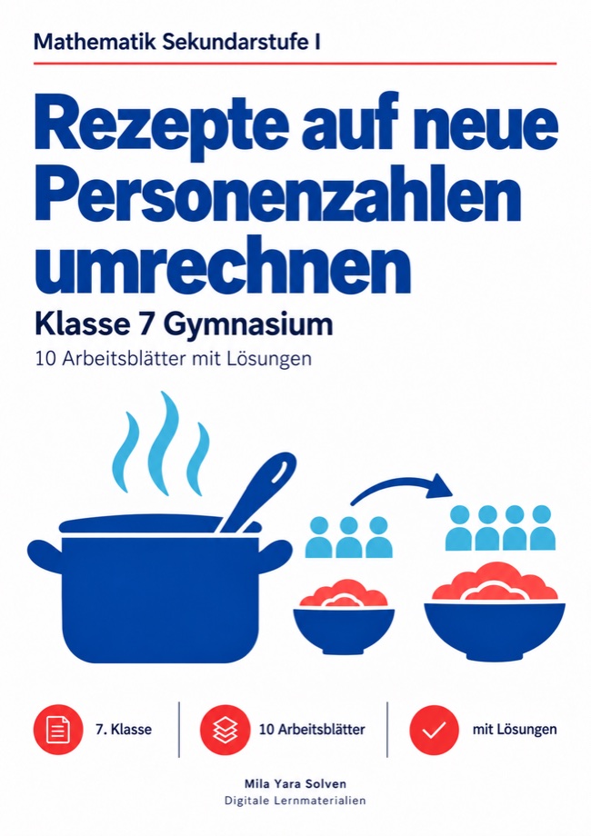 Cover: Rezepte auf neue Personenzahlen umrechnen