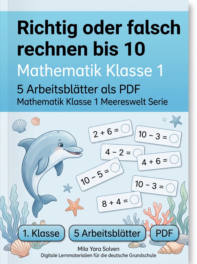 Cover: Richtig oder falsch rechnen bis 10